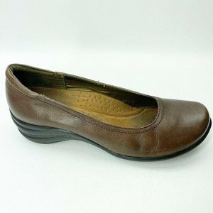 Hush Puppies Womens Shoes Size 8 brown leather com